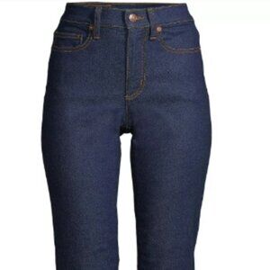 Land's End Ladies Jeans Size 16 Dark Wash Straight Leg